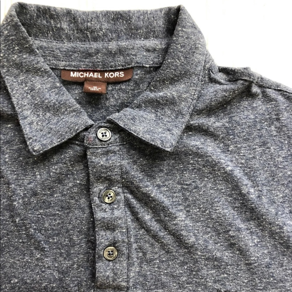 Michael Kors Medium Blue Polo Shirt